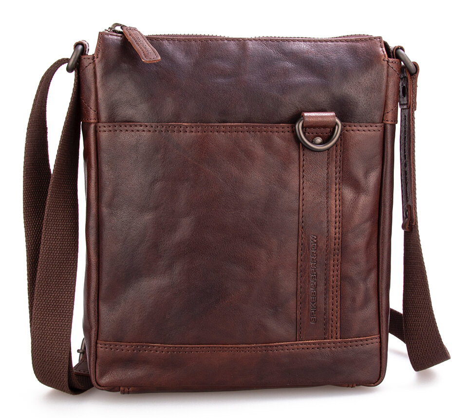 Hnědé kožené crossbody SPIKES & SPARROW Hnědé kožené crossbody 6951201