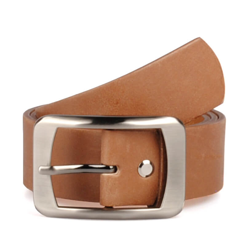 Dámský kožený hnědý opasek 38mm hnědý koženy opasek