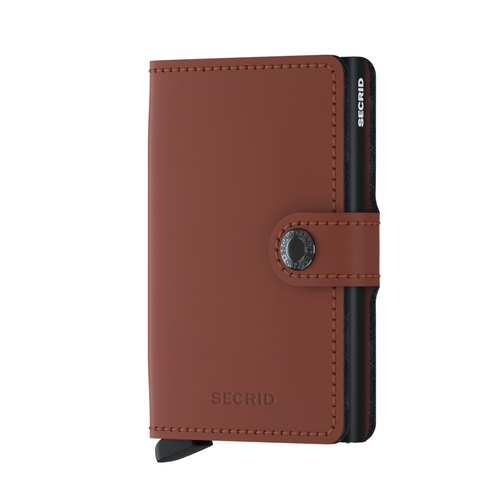 Peněženka Miniwallet Matte Brick SECRID Kožená minipeněženka SECRID