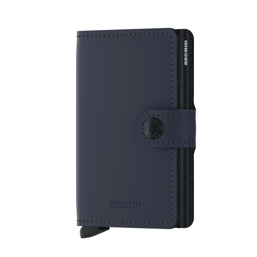 Peněženka Miniwallet Matte Night blue SECRID Kožená minipeněženka SECRID