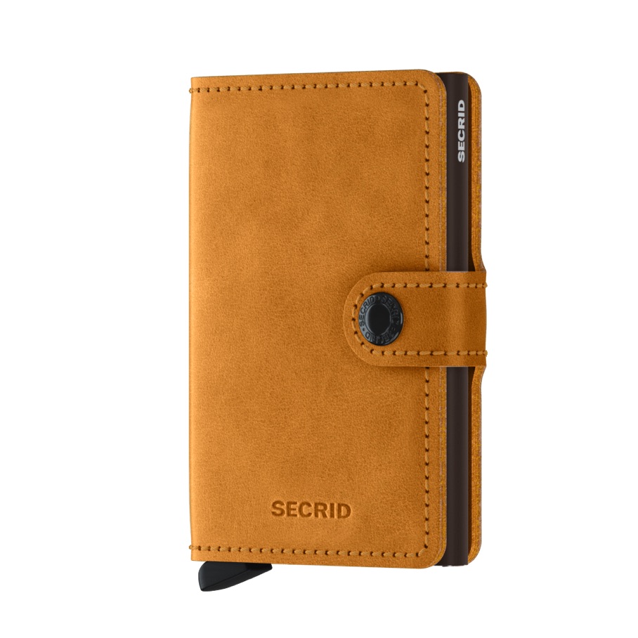 Hnědá peněženka Miniwallet Vintage Kožená minipeněženka SECRID