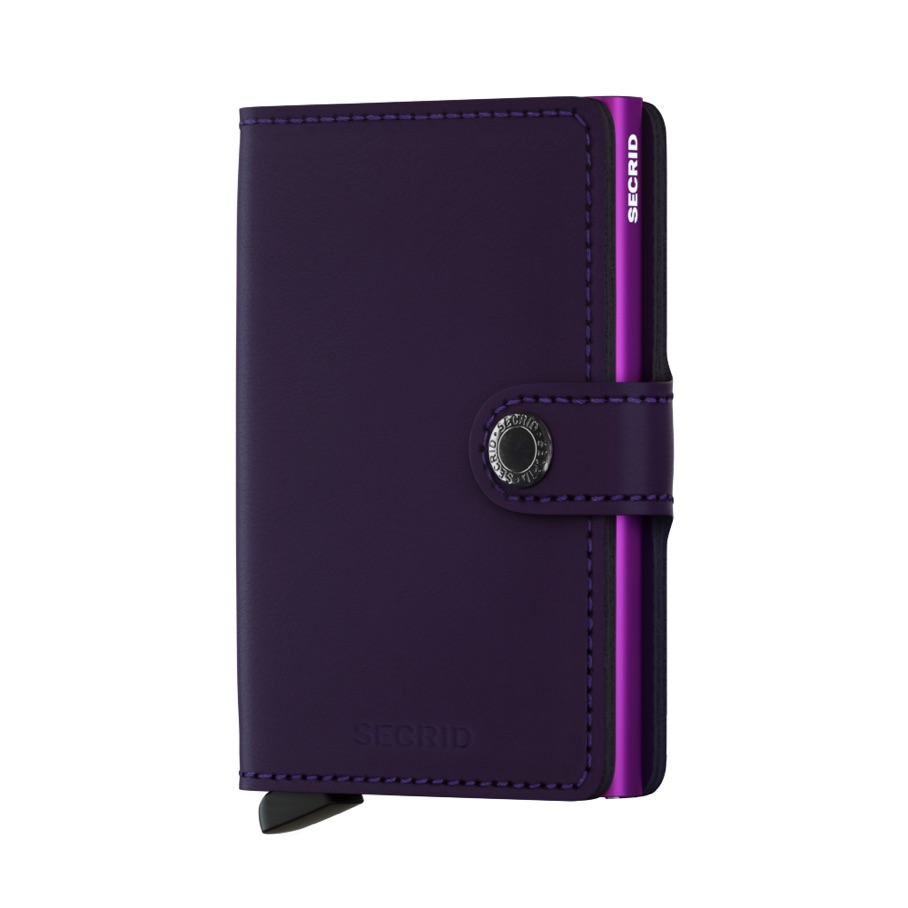 Peněženka SECRID Miniwallet Matte MM-Purple SECRID Kožená minipeněženka SECRID