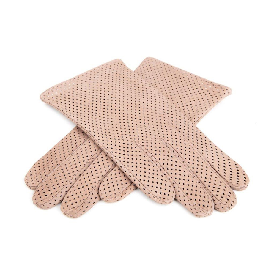 Kožené dámské letní rukavice