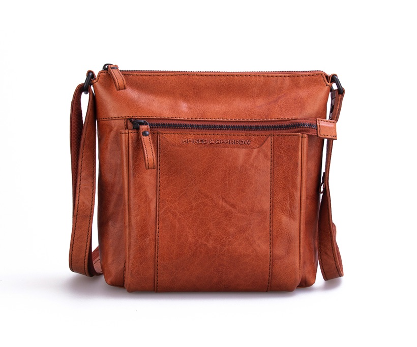 Brandy kožené crossbody SPIKES & SPARROW Brandy kožené crossbody 8111047