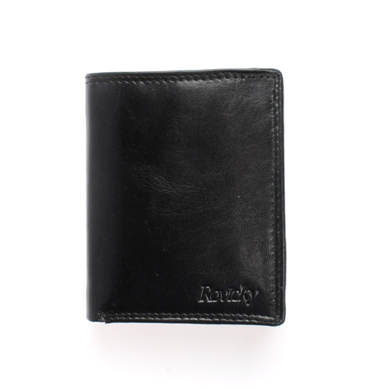 černá kožená peněženka