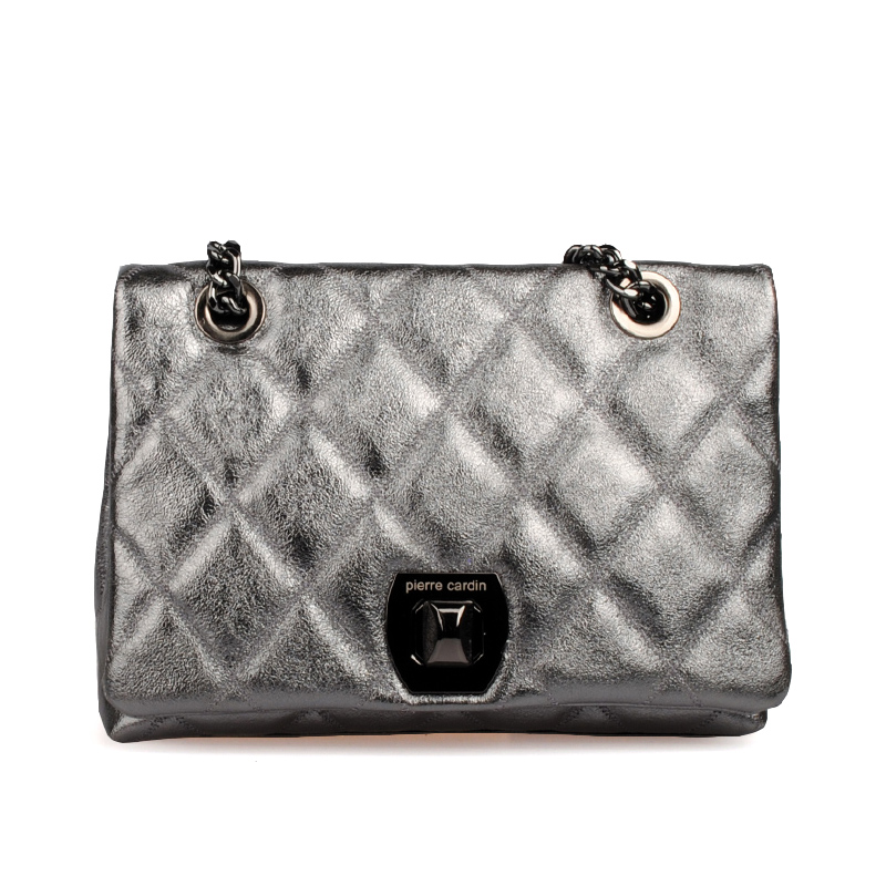 Dámská stříbrná kabelka Pierre Cardin 4216DSILVER kabelka pierre cardin