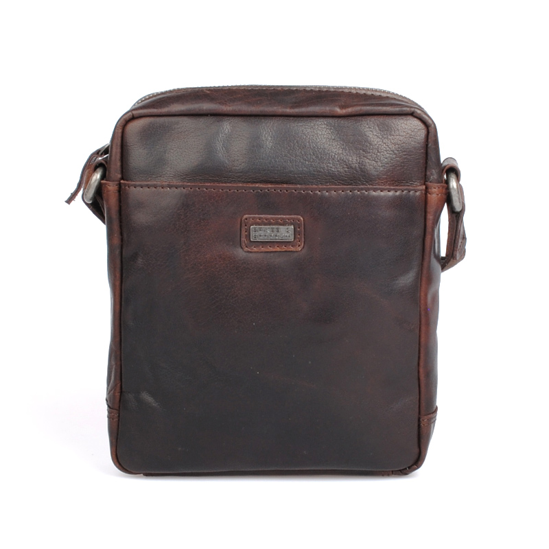 Tmavě hnědé kožené crossbody SPIKES & SPARROW tmavě hnědé kožené crossbody spikes and sparrow 73
