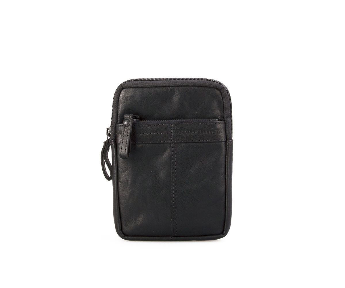 Černé kožené malé crossbody SPIKES & SPARROW černé kožené crossbody 9951400