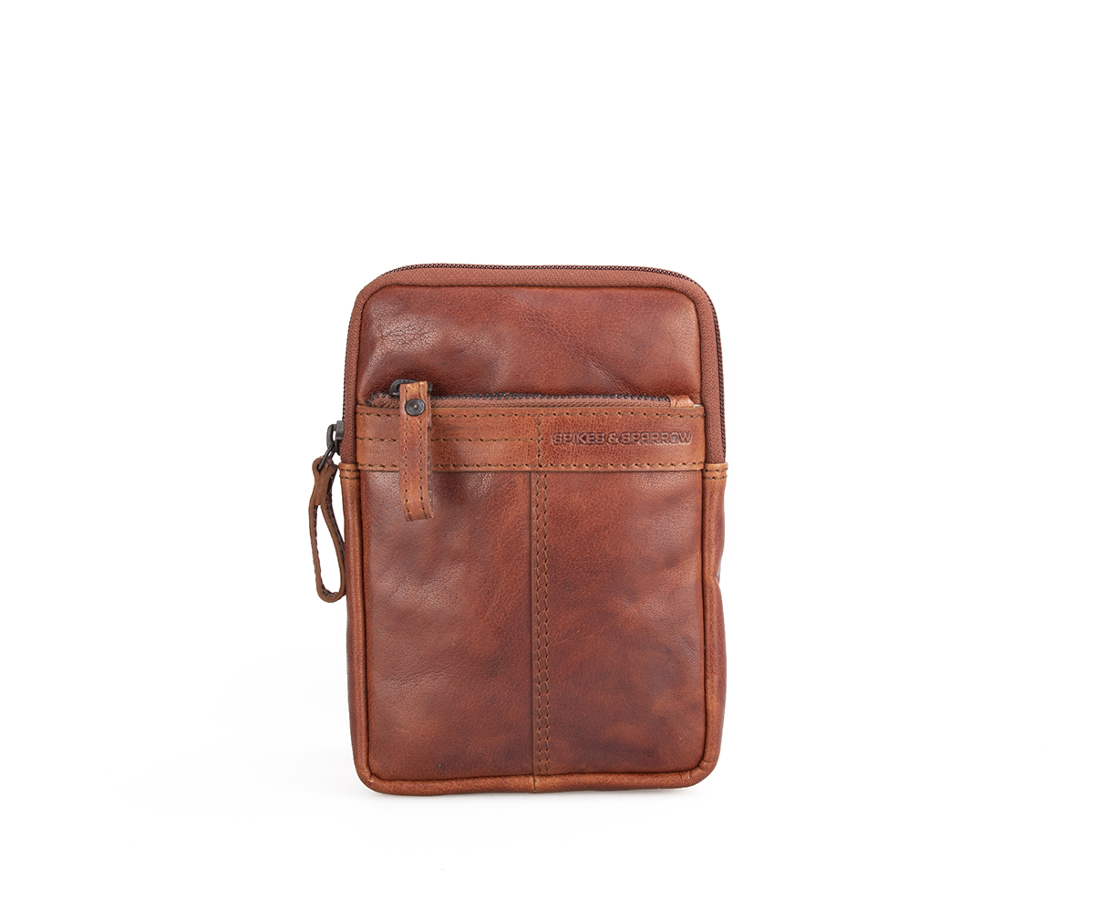 Brandy kožené malé crossbody SPIKES & SPARROW brandy kožené crossbody 9951447