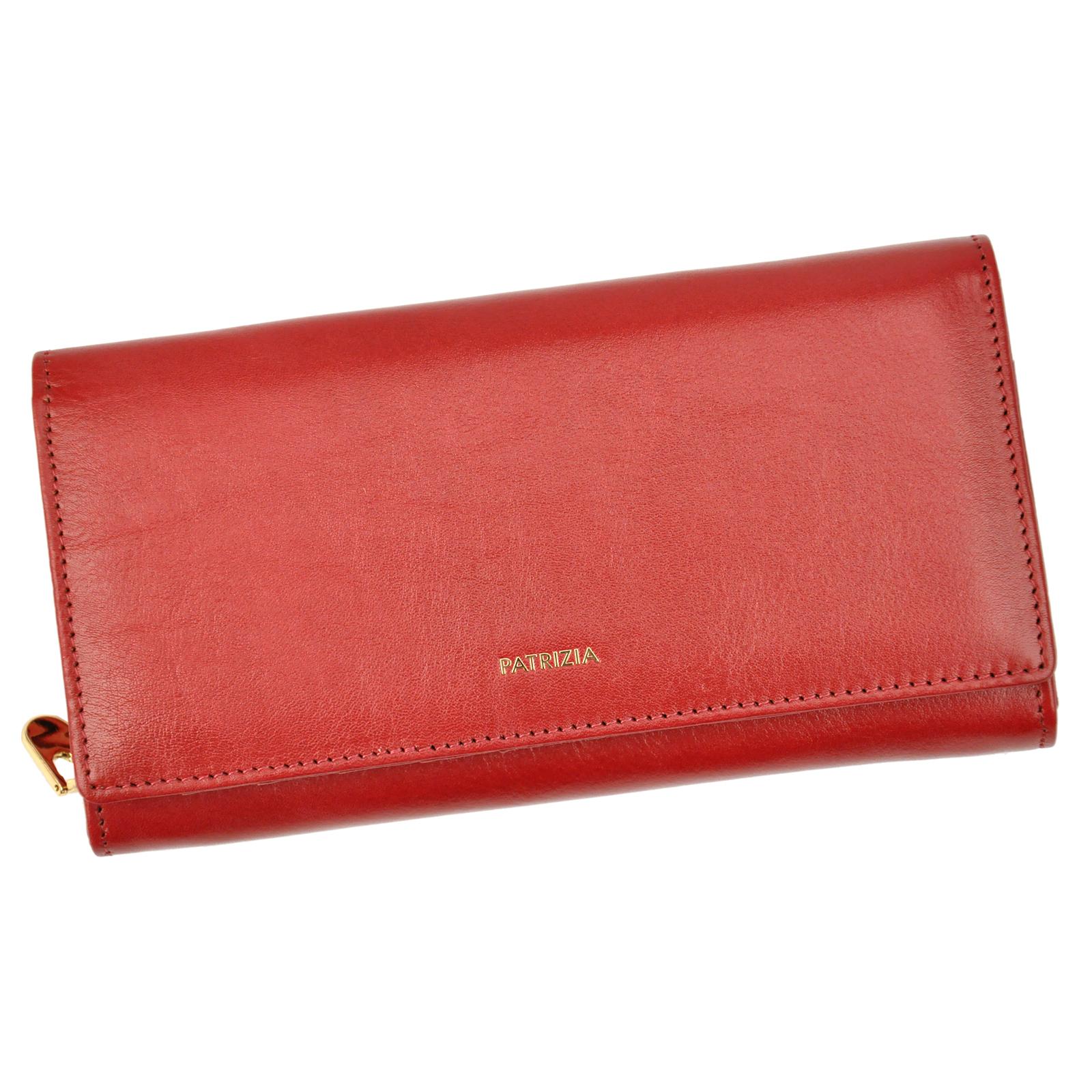 červená kožená peněženka