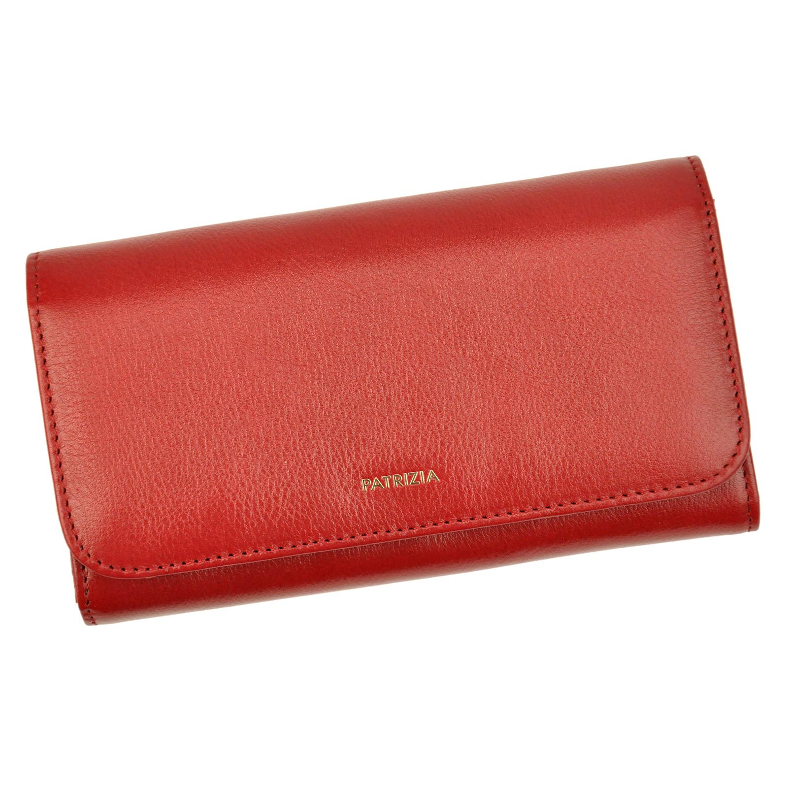 červená kožená peněženka