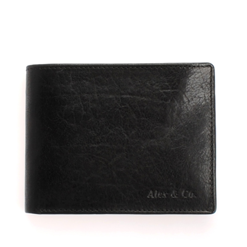 čern panska kožená peněženka