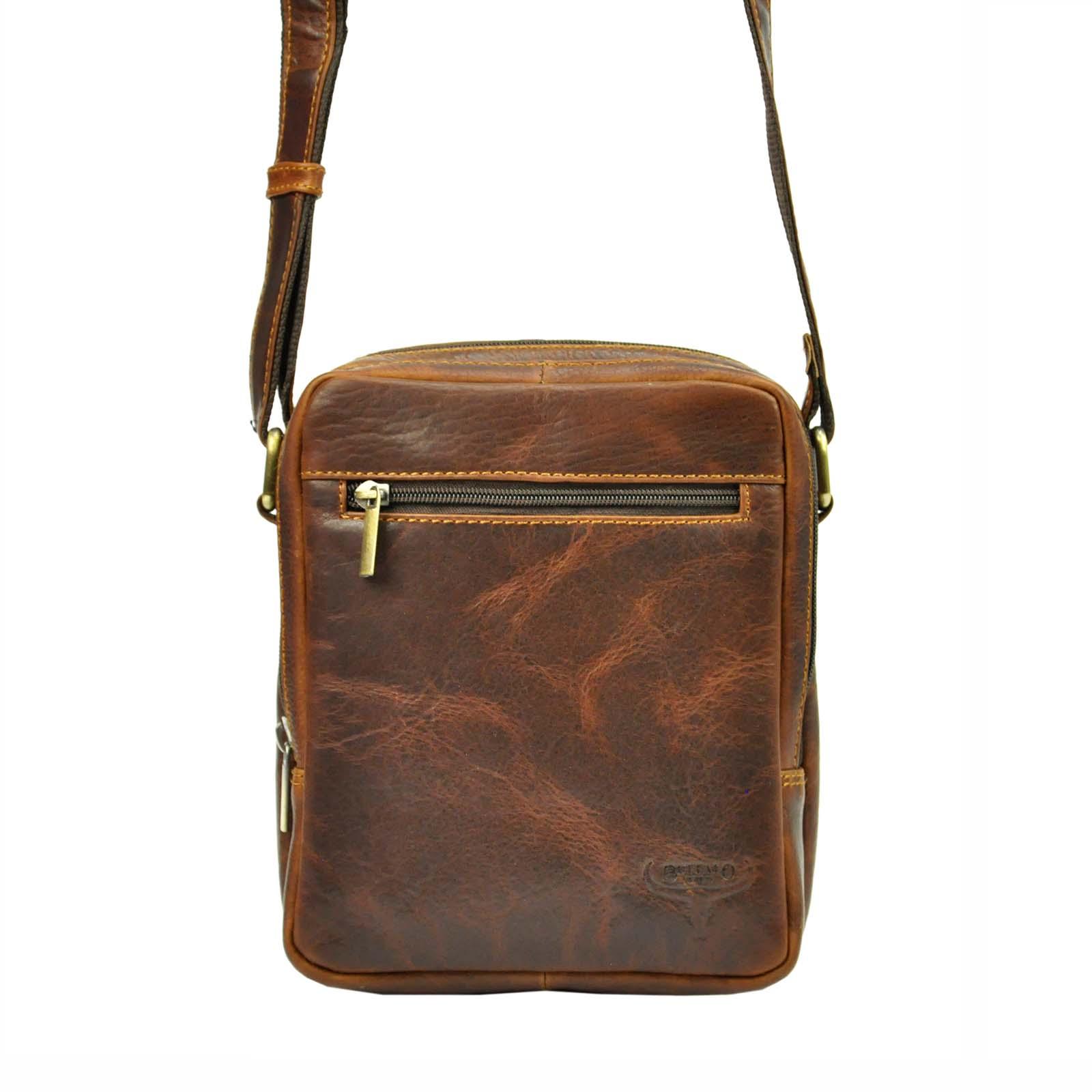 Hnědé kožené crossbody Hnědé kozene crossbody