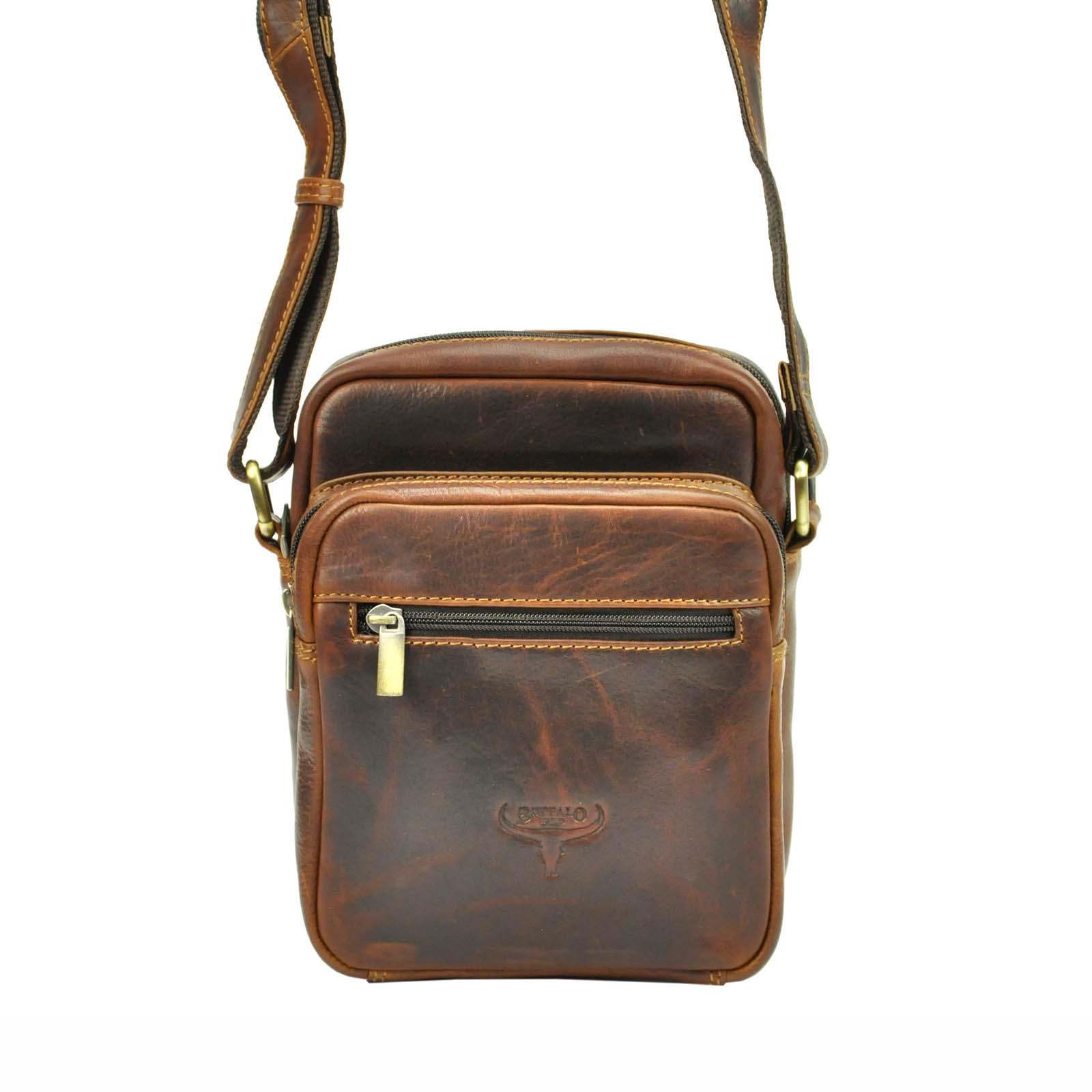 Hnědé kožené crossbody Hnědé kozene crossbody