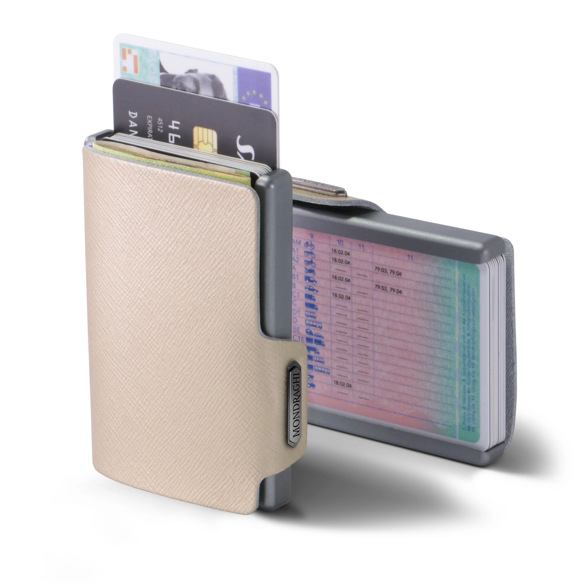 Wallet Mondraghi Saffiano Protezione Rfid Portatessere Mondraghi