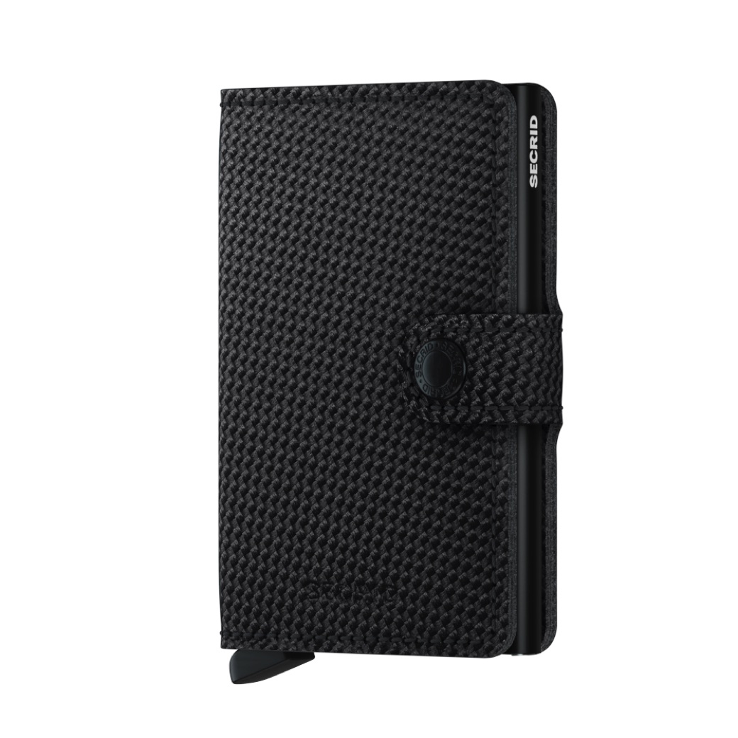 Černá peněženka SECRID Miniwallet Carbon Black