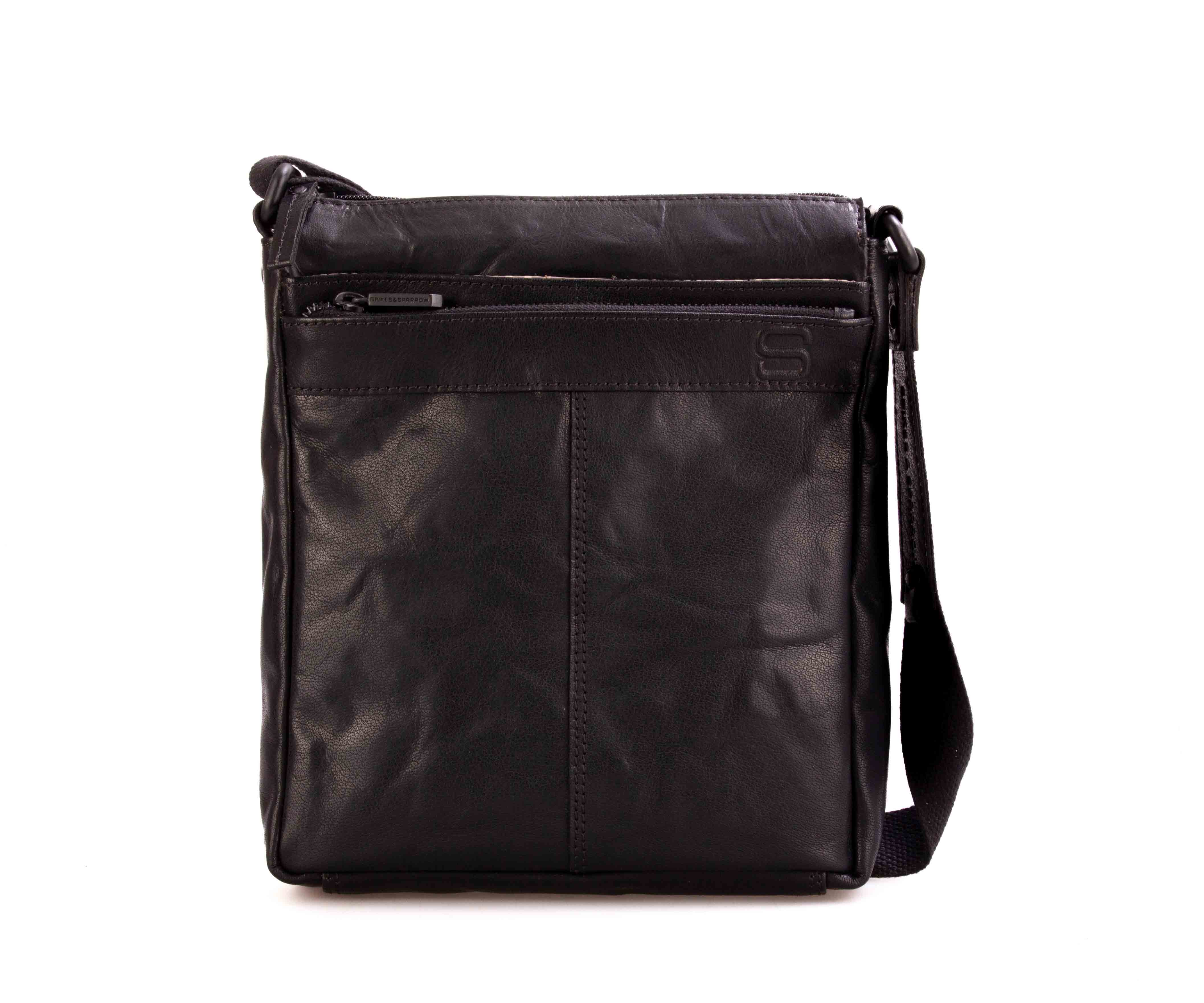 Černé crossbody SPIKES & SPARROW cerne kožené crossbody spikes and sparrow 0241200
