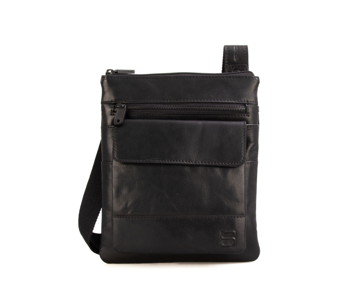Černé crossbody SPIKES & SPARROW cerne kožené crossbody spikes and sparrow A141000
