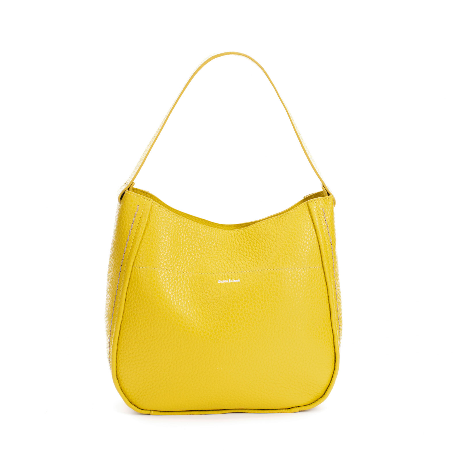 žlutá kožená taška Gianni Conti 2864270