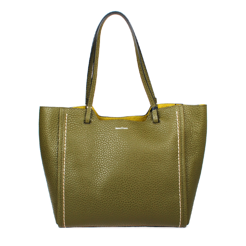 zelená kožená taška Gianni Conti 2864271