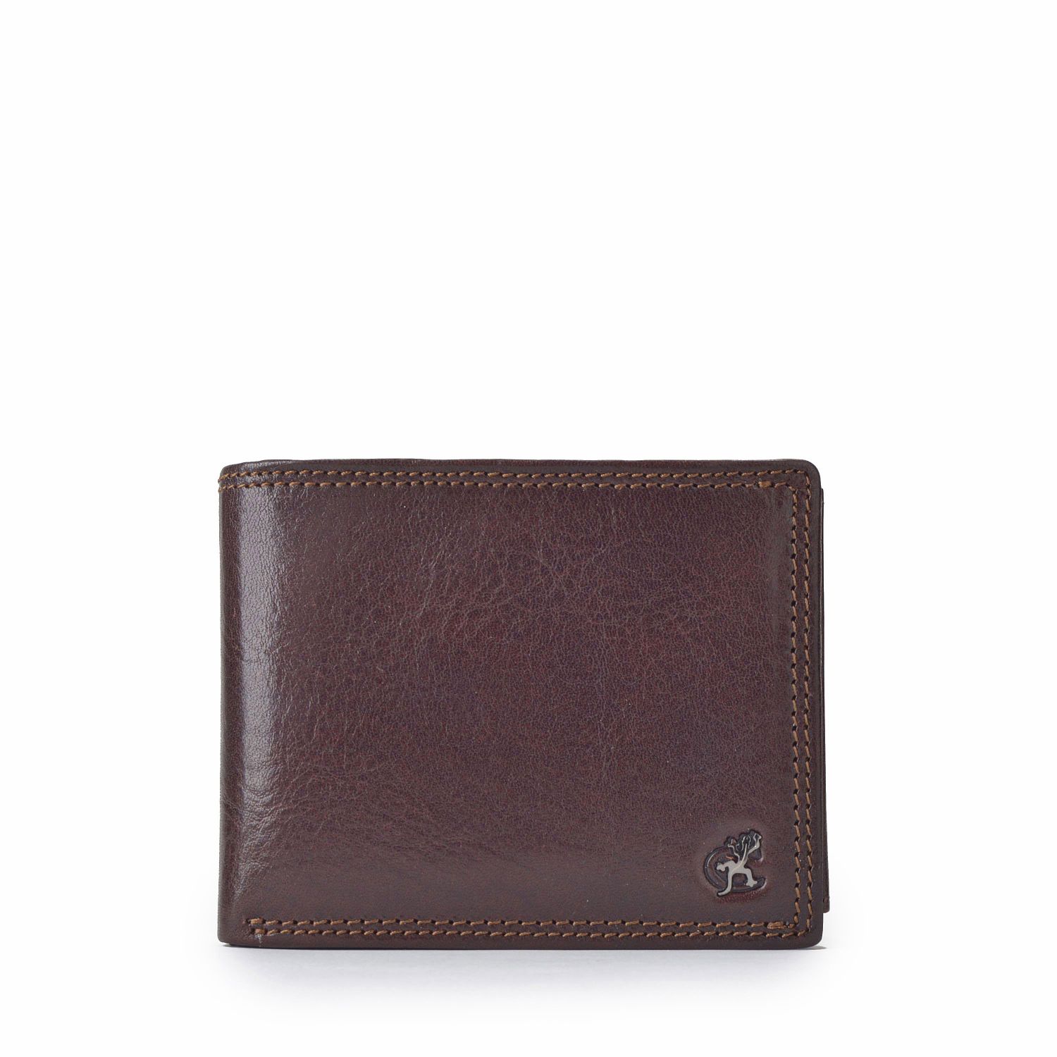Hnědá kožená pánská peněženka Cosset Komodo 4488