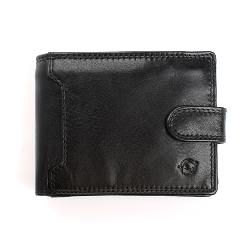 černá kožená pánská peněženka