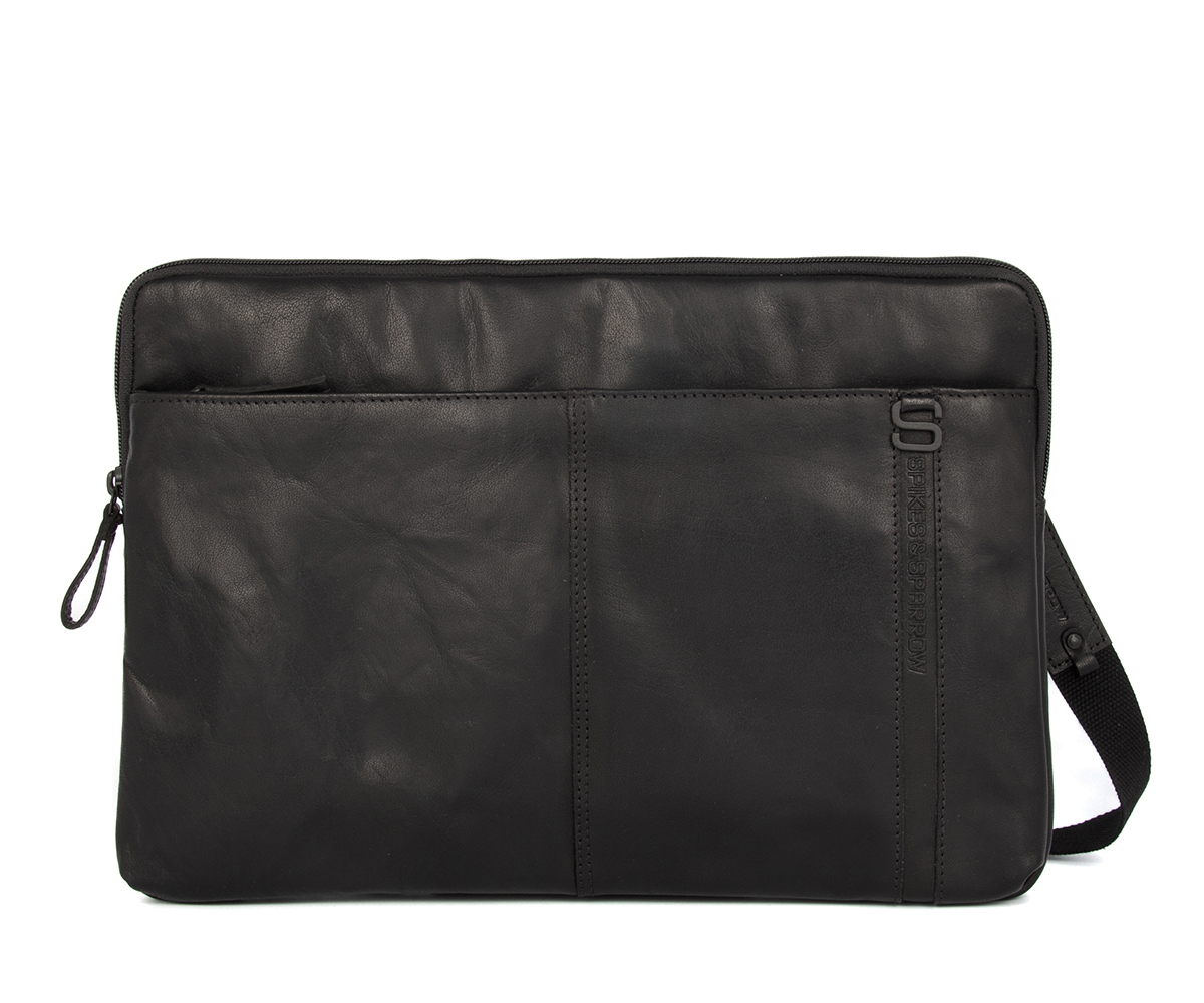 černá kožená taška na notebook 38105100