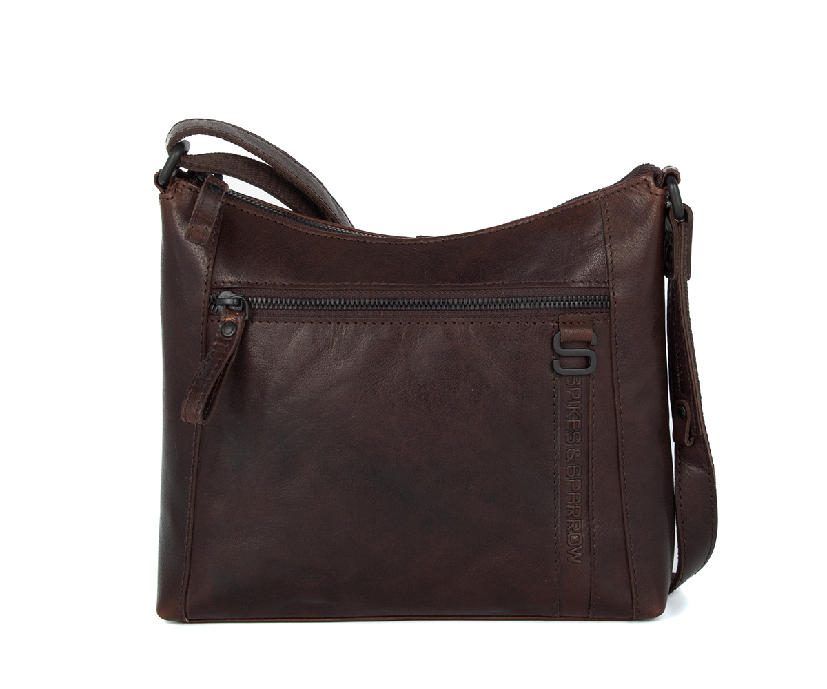 Hnědé kožené crossbody 38111101
