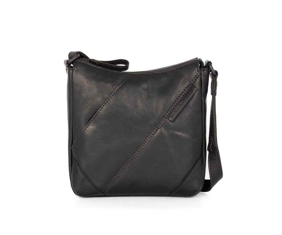 Černé kožené crossbody 40111200
