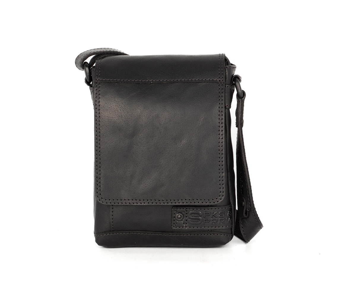 Černé kožene crossbody 48145000