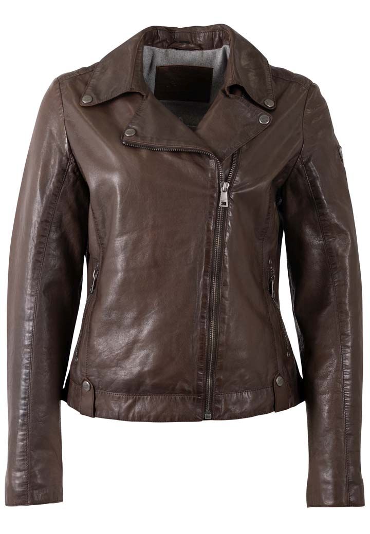 Dámský hnědý kožený křivák MWXarah DB