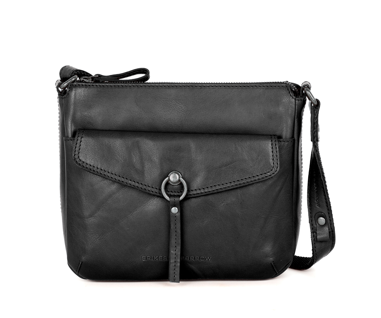 Černá kožená kabelka 60511000