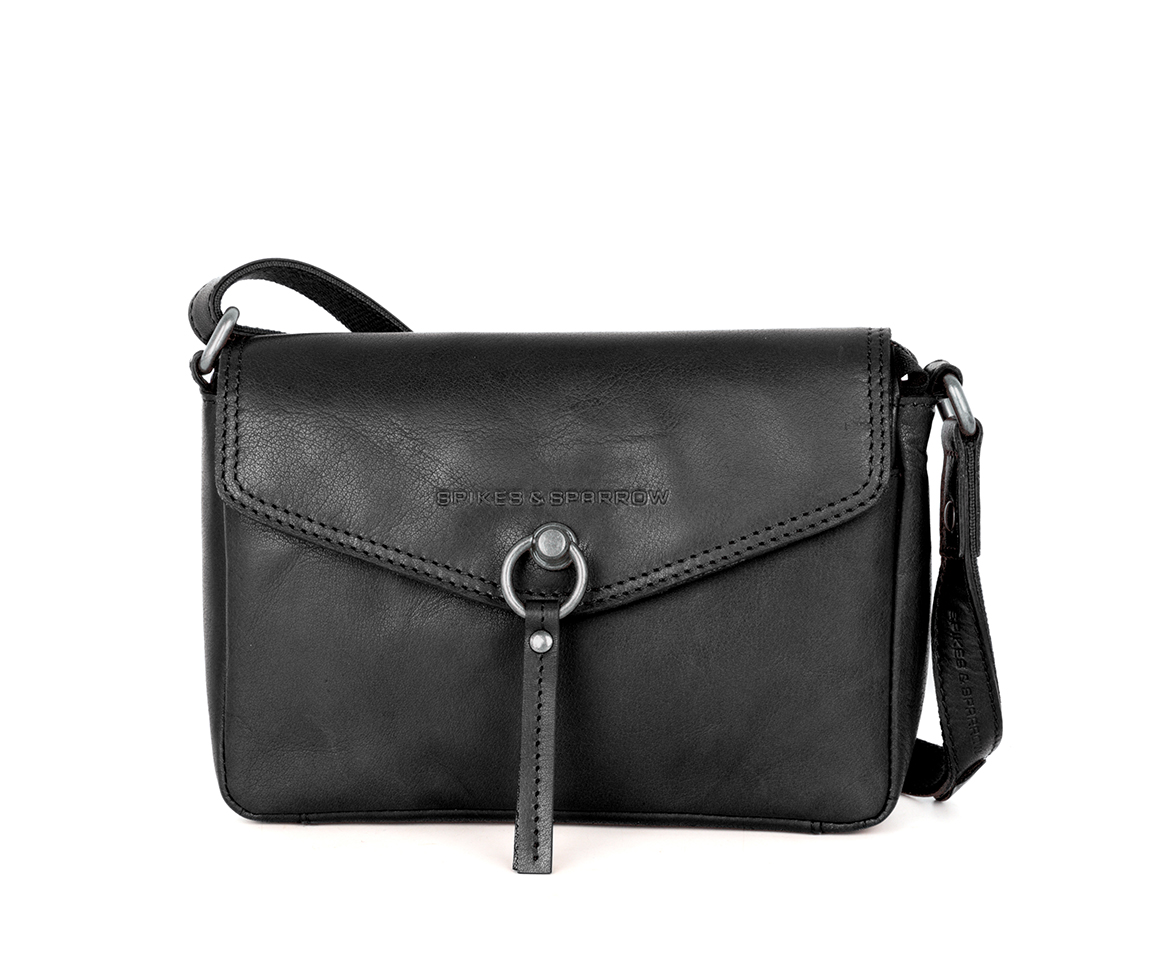 Černá kožená kabelka 60518000