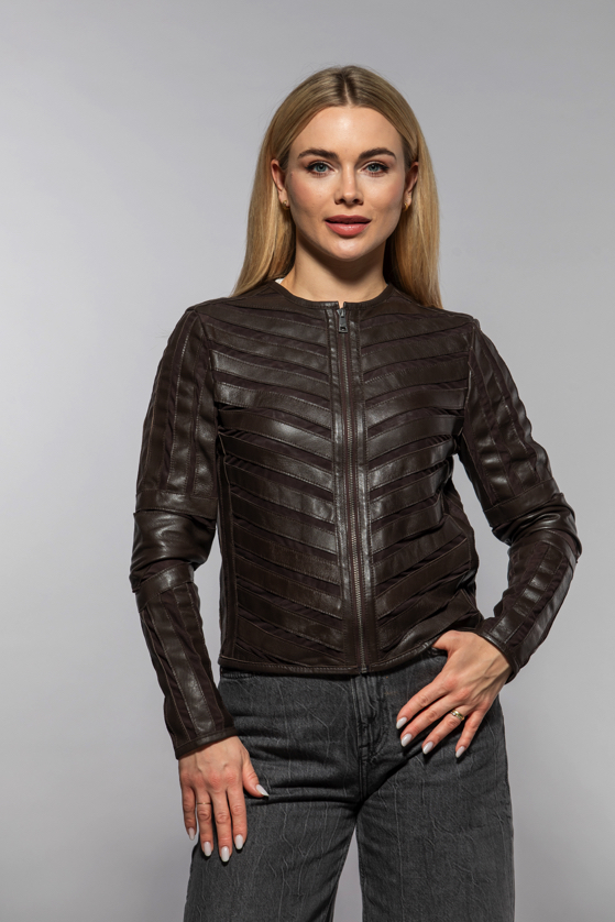 Dámská letní kožená bunda