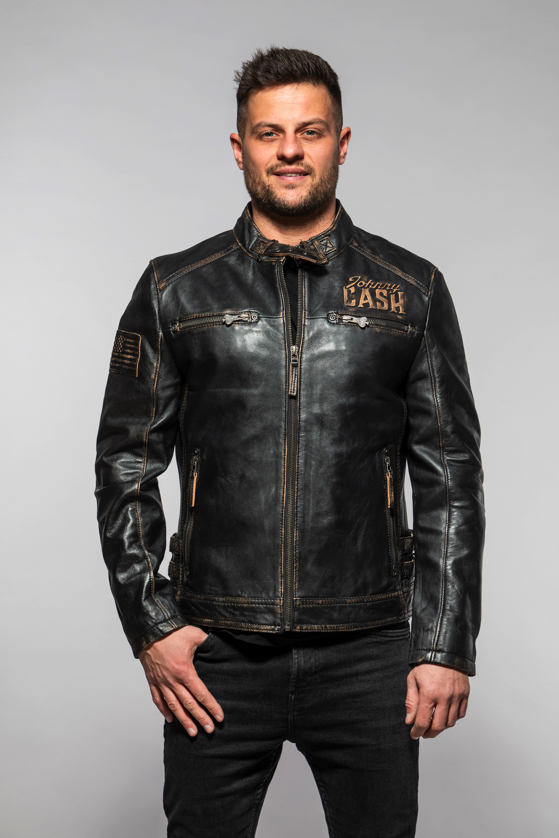 Kožená bunda Johny Cash