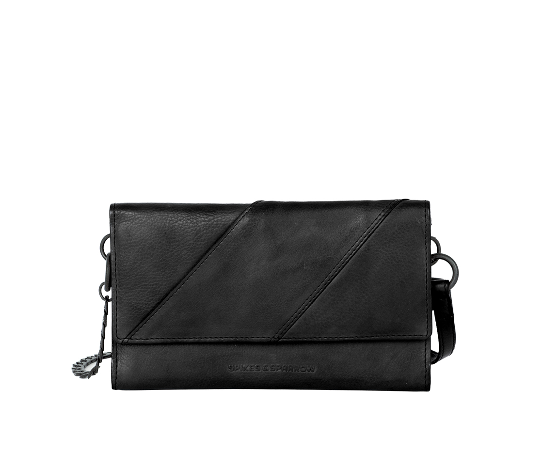 Černá kožená kabelka 60715000