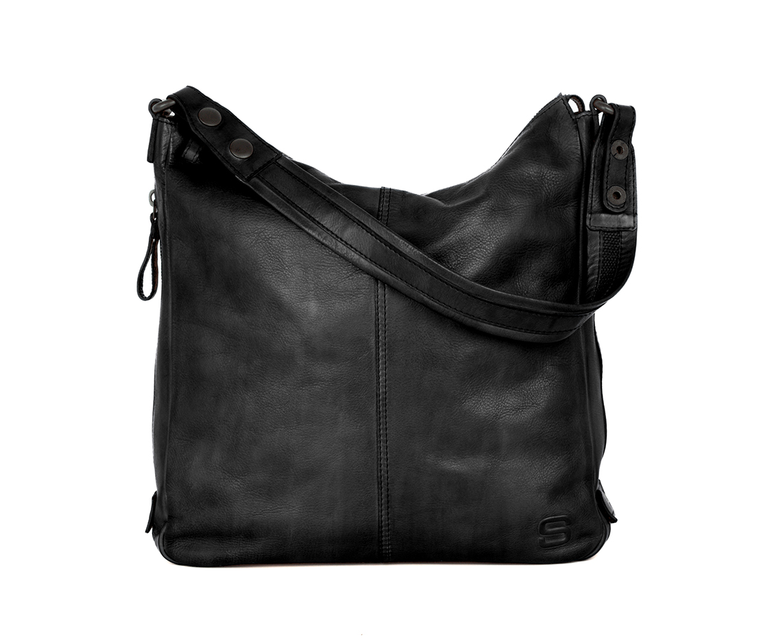 Černá kožená kabelka 60717600