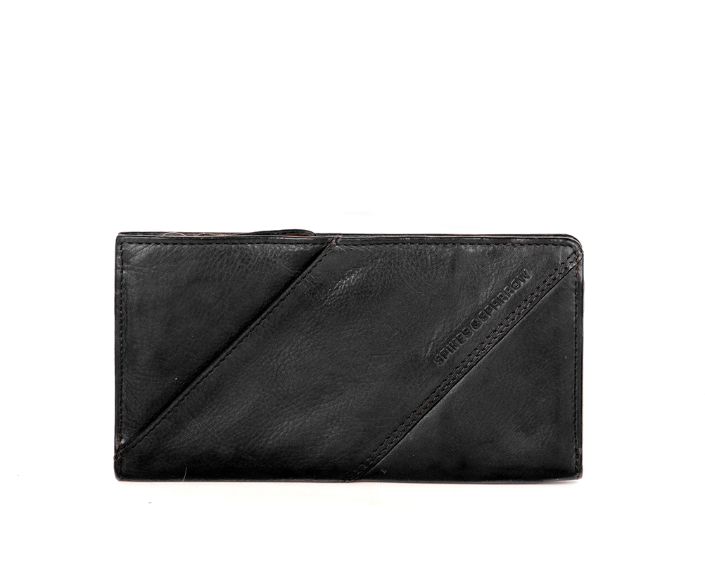 Černá dámská kožená peněženka