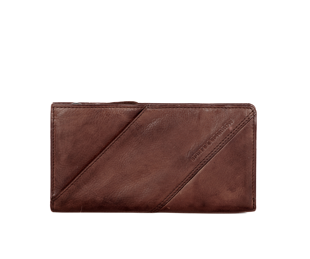 Hnědá dámská kožená peněženka