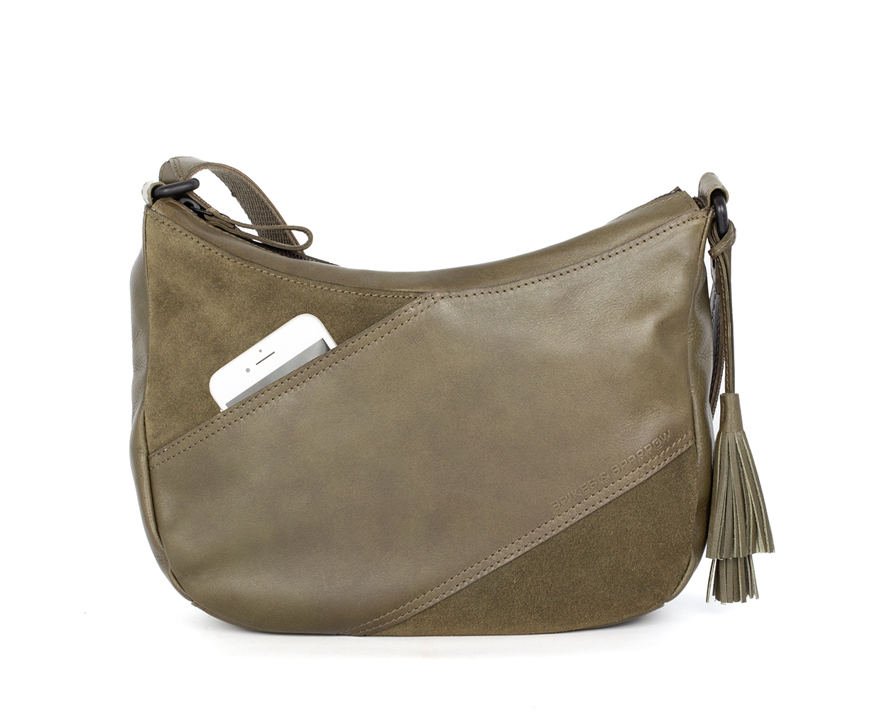 Zelená kožená kabelka 60811006