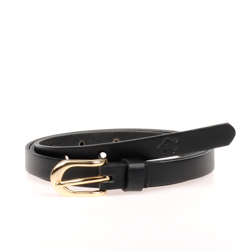 černý dámský koženy opasek