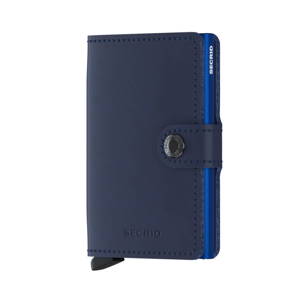 Kožená peněženka Miniwallet Original modrá SECRID Kožená minipeněženka SECRID