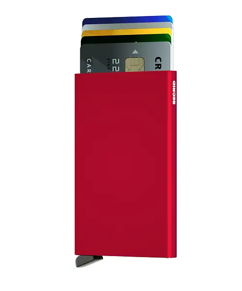 Červené pouzdro na karty Cardprotector SECRID C-Red SECRID