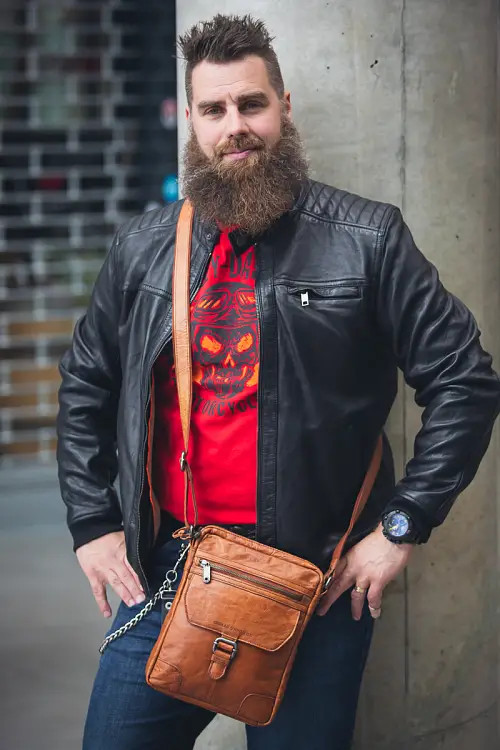 Brandy kožené crossbody SPIKES & SPARROW