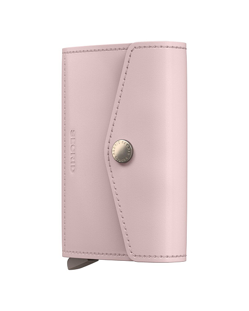 Růžová kožená minipeněženka SECRID Envelope Wallet Original Ballet EOr-Ballet