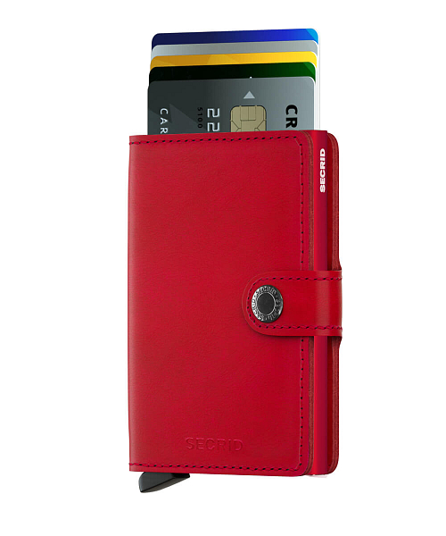 Červená peněženka SECRID Miniwallet Original M-Red-Red SECRID