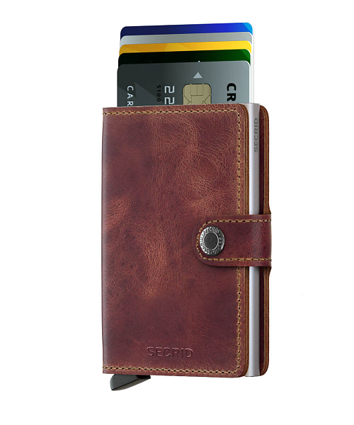 Hnědá peněženka SECRID Miniwallet vintage MV-Brown SECRID