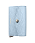 Modrá kožená peněženka SECRID Envelope Wallet Pebble Ice Blue EPe-Ice Blue