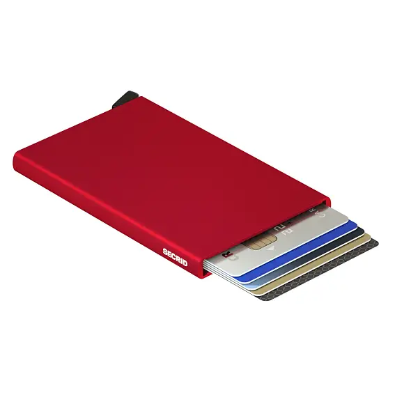 Červené pouzdro na karty Cardprotector SECRID C-Red SECRID