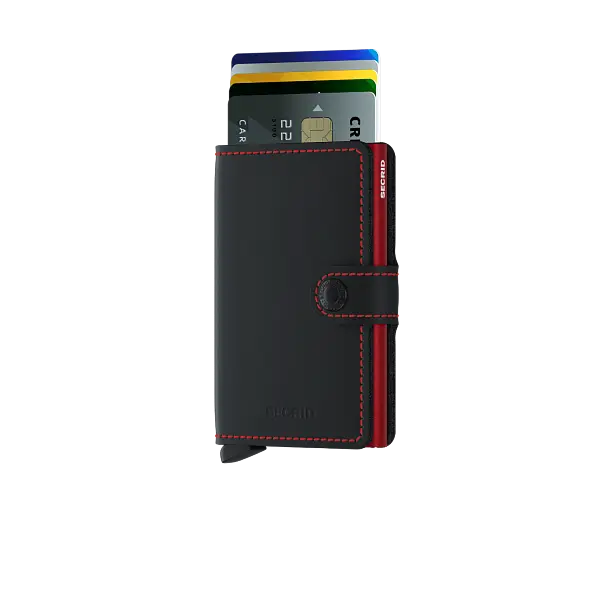 Peněženka SECRID Miniwallet Matte MM-Black&Red SECRID